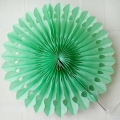 Umiss mint green decorative snowflake wedding party favor fans for home decorations
