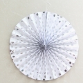 Set Of 8 Fold Paper Fans For Party Decorations