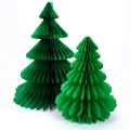 Christmas Tree Paper Honeycomb Balls For Party Decoration