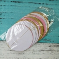 Umiss Mixed Pink White Gold Paper Garland for Parties