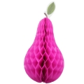 Pear Shaped Colorful Tissue Paper Honeycomb Balls for Summer Garden Parties