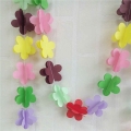 Multicolour 3D Flower Paper String Garland For Birthday Party Decoration