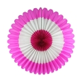 Umiss Wholesale Beautiful Large Round Folding Paper  Flower Fan for Hanging