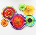 Hanging Paper Fan Decoration, Wedding/Birthday/Christmas Decor,Party/Events Decor, Home Decor Supplies Flavor