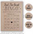 Kraft Find the Guest Bingo Game For Bridal Shower, Baby Shower and Bachelorette Parties, 50 Game Cards Included