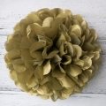 Umiss golden paper pom poms decorations for valentine's day  home or shop decorations celebration events patriot's day cocktail party new year Easter Halloween back to school