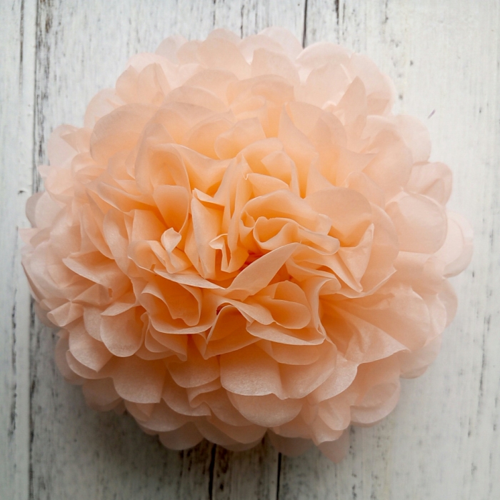 Buy Diy Peach Tissue Paper Decor Hanging Pom Poms From Ceiling
