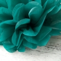 dark green tissue paper pom poms wedding decoration supplies