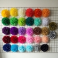 Mixed color tissue paper poofs paper balls decoration baby shower pom poms