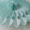 Umiss tiffany blue  decorative snowflake wedding party favor fans for party home decorations