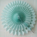Umiss tiffany blue  decorative snowflake wedding party favor fans for party home decorations