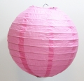Umiss Pink Chinese Round Hanging Paper Lanterns