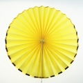 Umiss Gold Foil Paper Fans, Hanging Pinwheel for Party Decorations, Set of 8