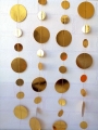 Umiss Gold Paper Circle Garland For New Year And Christmas