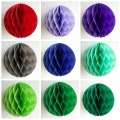 Umiss Paper 26 Color Tissue Paper Honeycomb Balls 5cm 10cm 15cm 20cm 25cm 30cm 35cm 40cm 50cm