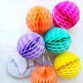 Colorful Paper Honeycomb Balls Garland For Baby Showers Birthday Party Decoration