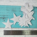 3 Meter Length Glittering Silver Shiny Decorative Eva Star Garlands for Hanging Decoration