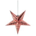 Umiss Paper Star Sliver Gold Foil 3D Hanging Decoration for Christmas and Engagement Decoration