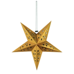 paper star hanging decoration