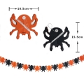 Halloween Decorations Kit Pumpkin Bat Ghost Spider Skull Shape Bunting