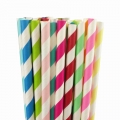 Striped Paper Straws Wholesale