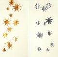 Paper Party Garland Backdrop Star Gold Silver