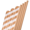 Individually Wrapped Biodegradable Kraft Paper Straws Wholesale