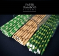 Stock Bamboo Paper Straws Wholesale 3 designs -Inquiry Us And Get Free Sample Now