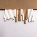 4mm Diagonal Cut Paper Straws for milk free sample