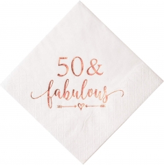 Wedding Patterned Napkins for Party Supplier Factory