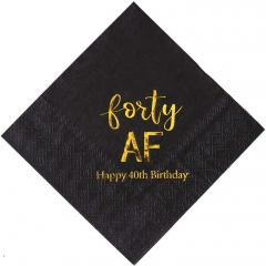 Birthday Patterned Napkins for Party Supplier Factory