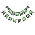 Game Birthday Banner - Video Game Party Supplies Happy Birthday Bunting Garland for Boys Kids Player Geeks Gaming Themed Party Decorations Assembled