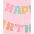 Happy Birthday Banner - 1 Piece | Rainbow Bday Party Decorations, Cute Birthday Decor, Sweet 16, 21st