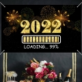 New Years Eve Party Supplies 2022 - New Years Eve Party Decorations Pack Including 4 Balloons Boxes, 20 Balloons, 2 Foil Fringe Curtains, a Happy New Year Banner, and a New Years Eve Backdrop