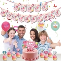 41pcs Mother’s Day Decoration Set Happy Mother’s Day Banner Best Mum Ever Mum I Love You Balloons and Cake Toppers Creative Gift and Idea All in Party Supplies.