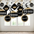 Big Dot of Happiness Dance - Homecoming Hanging Decor - Party Decoration Swirls - Set of 40