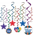 Welcome Home Decorations with Welcome Home Banner, Hanging Whirls, and Foil Cutouts - Perfect Party Decor for Returning Family and Friends, or Deployment Homecoming, or Housewarming