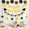 Welcome Home Decor We Missed You So Much Banner, Welcome Back Sign Decorations Kit for Office, Military Army Navy Homecoming Deployment Return Party Supplies