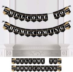 Big Dot of Happiness Dance - Homecoming Bunting Banner - Party Decorations - Welcome to Homecoming