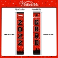 2022 Graduation Party Decorations Backdrop Banner Red Large Congrats Grad Party Supplies Decorations Photography Background for Graduation Party